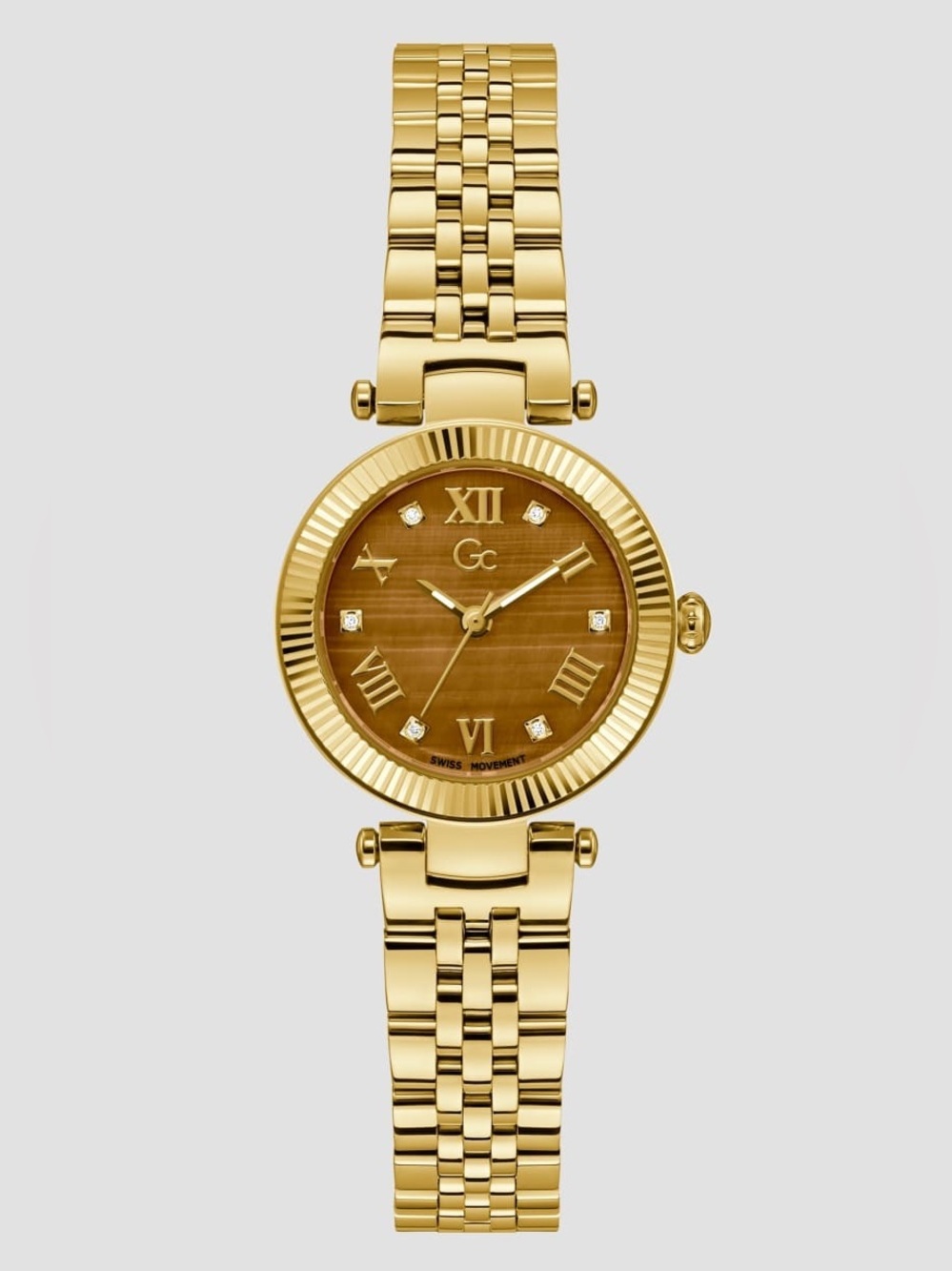 New Guess by Marciano Gold-Tone Women's Bracelet Watch with Champagne Dial